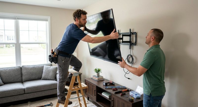 Bedroom Tv Mounting in Olathe, KS